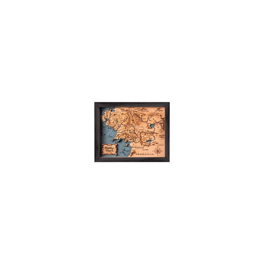 3D MIDDLE EARTH MAP - ZeWood