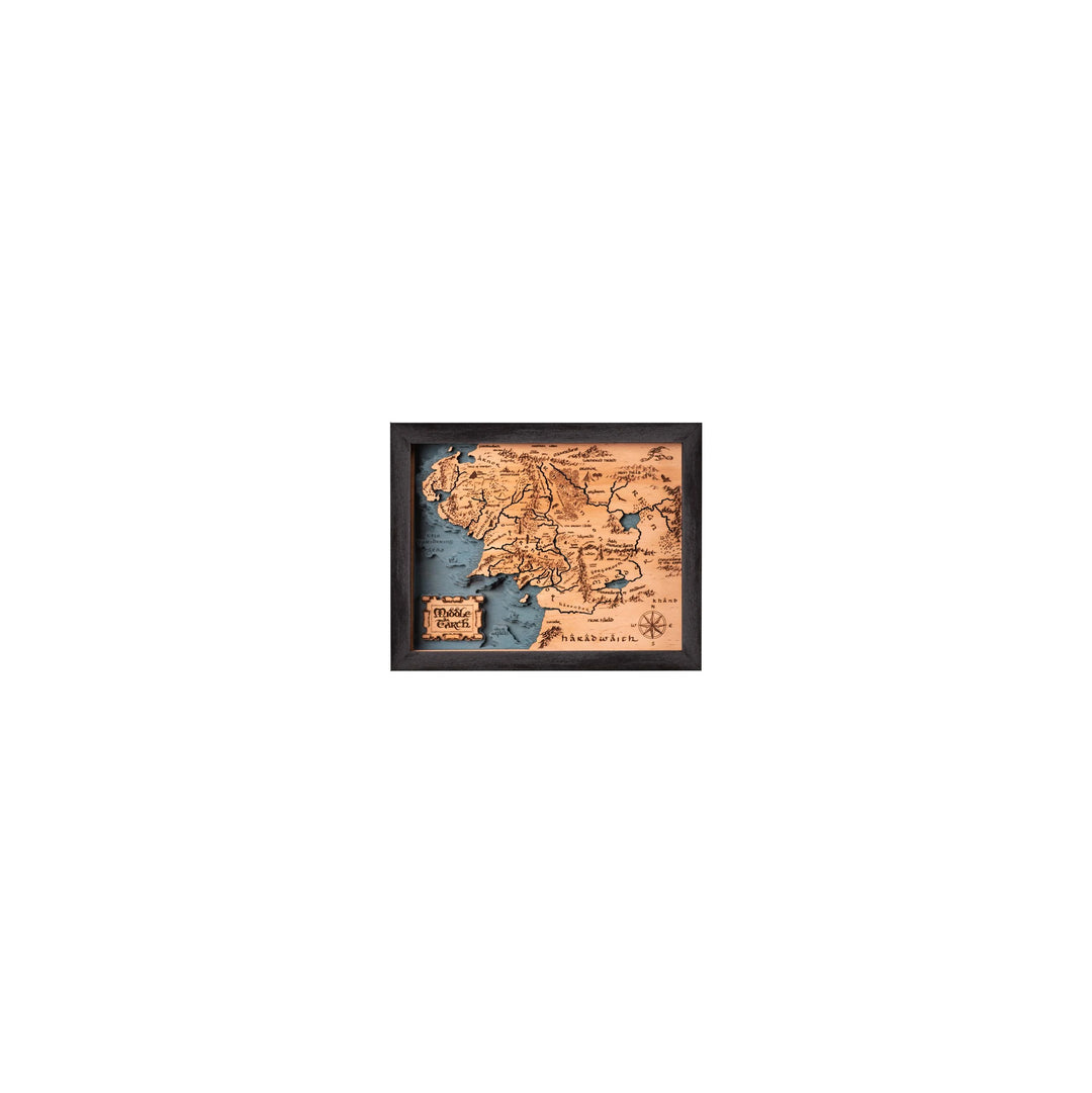 3D MIDDLE EARTH MAP ZeWood Inc.