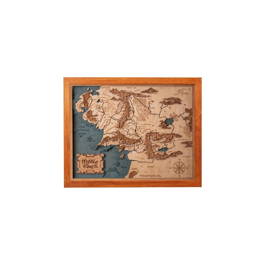 3D MIDDLE EARTH MAP - ZeWood