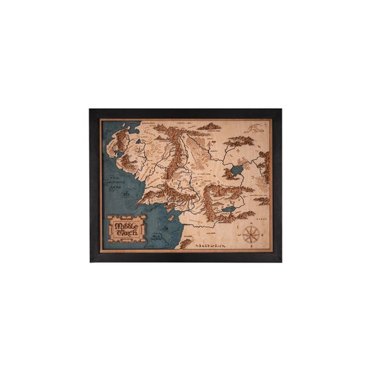 3D MIDDLE EARTH MAP - ZeWood