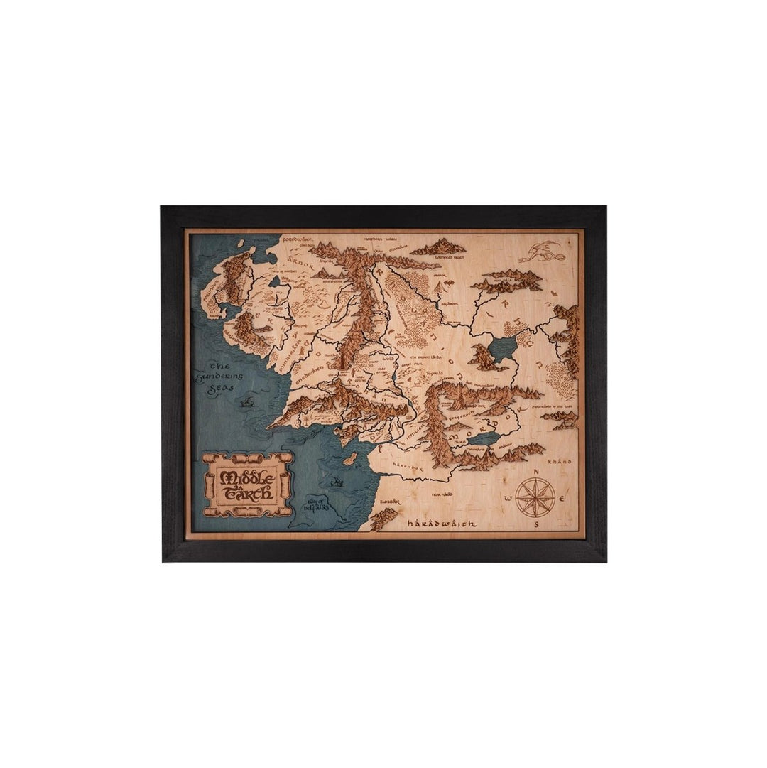 3D MIDDLE EARTH MAP - ZeWood