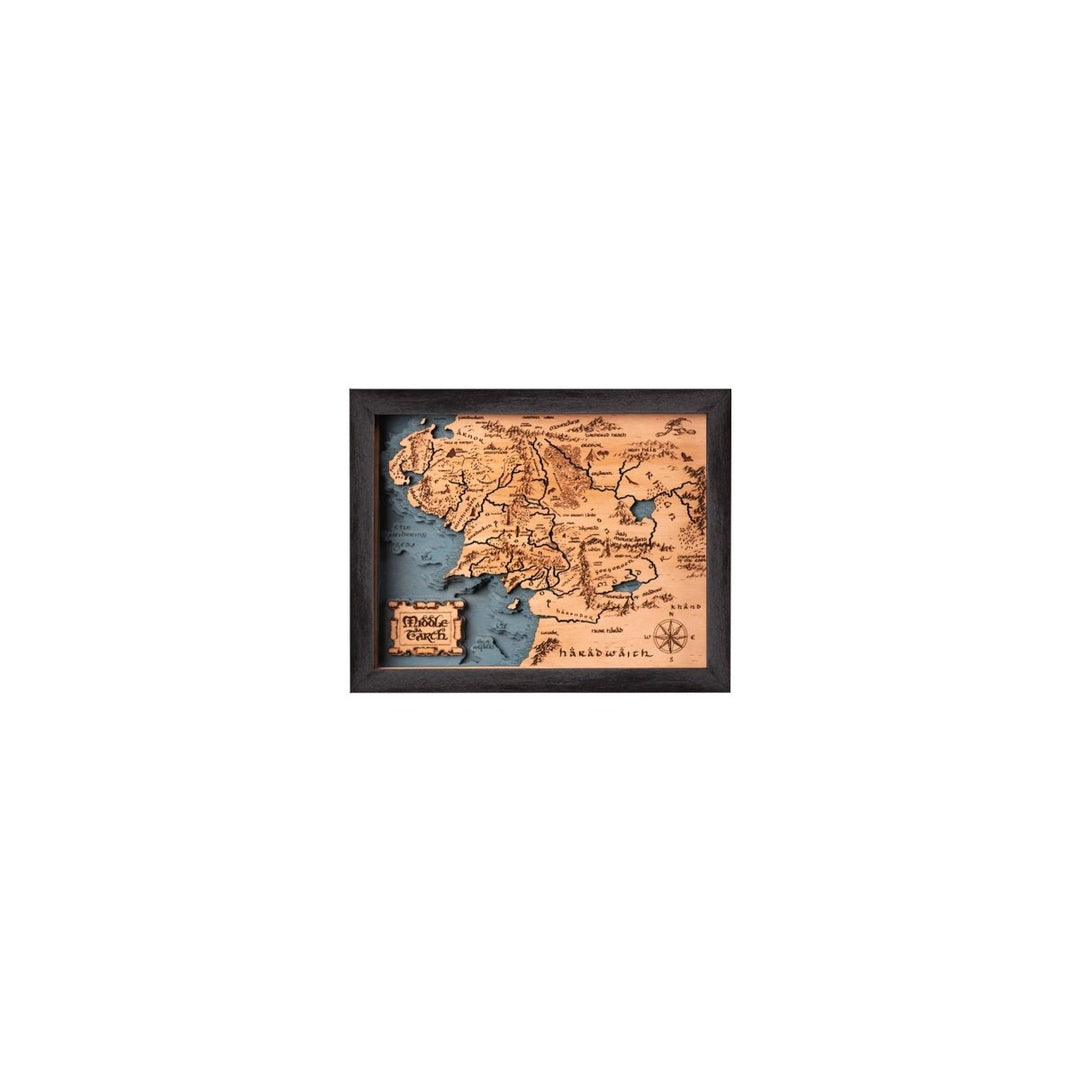 3D MIDDLE EARTH MAP - ZeWood