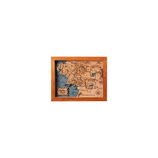 3D MIDDLE EARTH MAP ZeWood Inc.