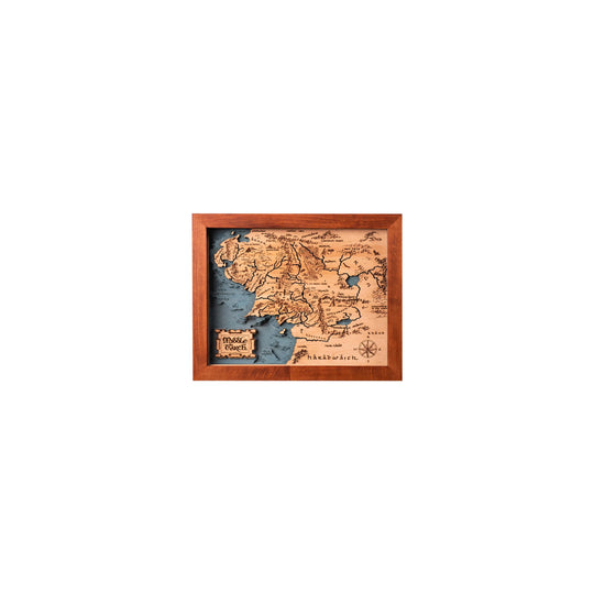 3D MIDDLE EARTH MAP ZeWood Inc.