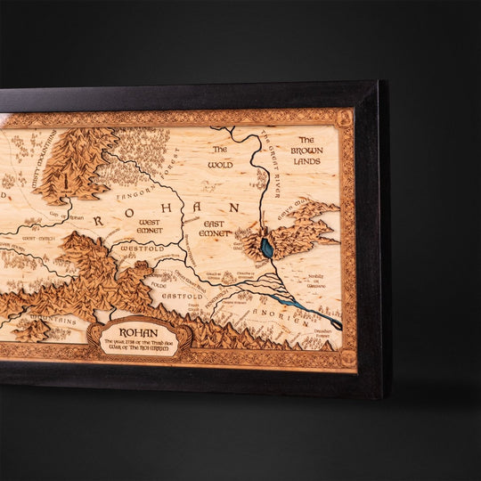 THE WAR OF THE ROHIRRIM ROHAN 3D MAP - ZeWood