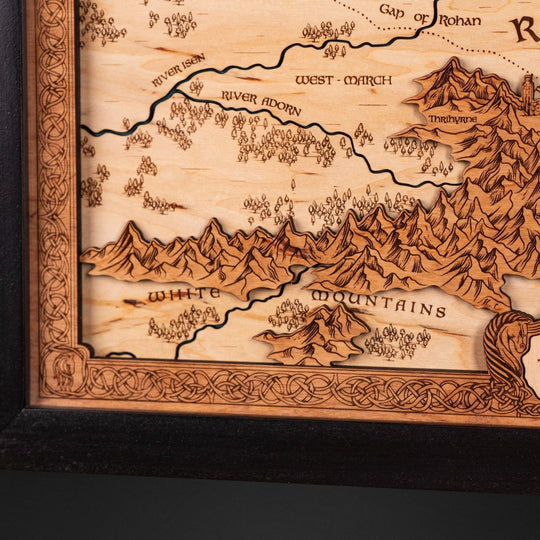 THE WAR OF THE ROHIRRIM ROHAN 3D MAP - ZeWood