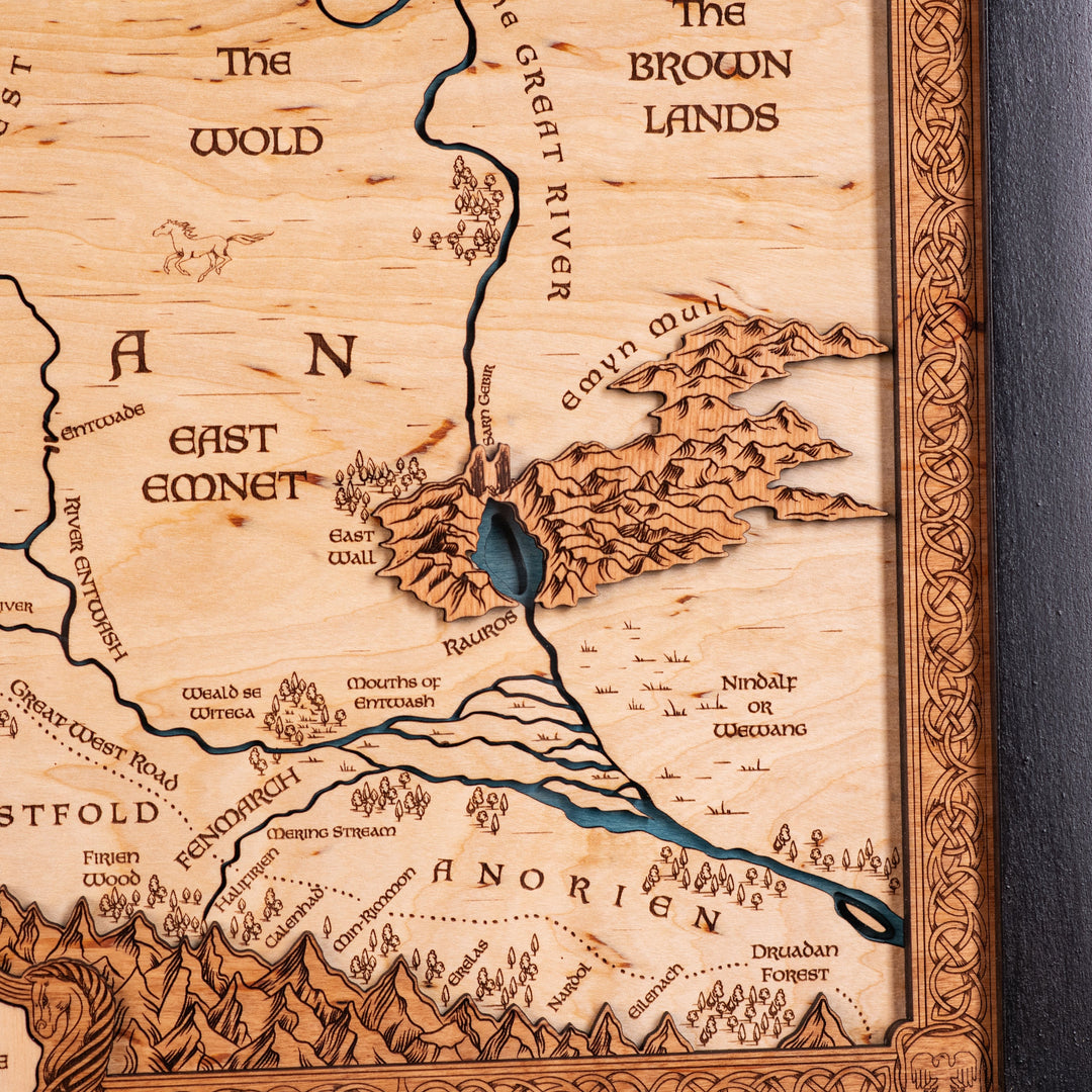 This 3D wood map is not just decor—it’s a timeless homage to the stories we love. 