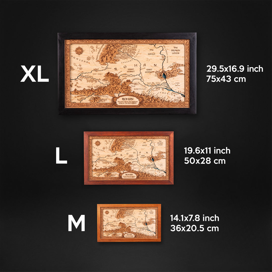 Whether you’re looking for a Rohan map to adorn your walls or the perfect  Lotr wall art to gift, this masterpiece is your next adventure!