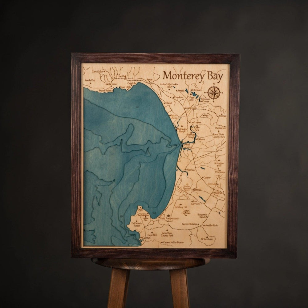 3D MONTEREY BAY MAP - ZeWood