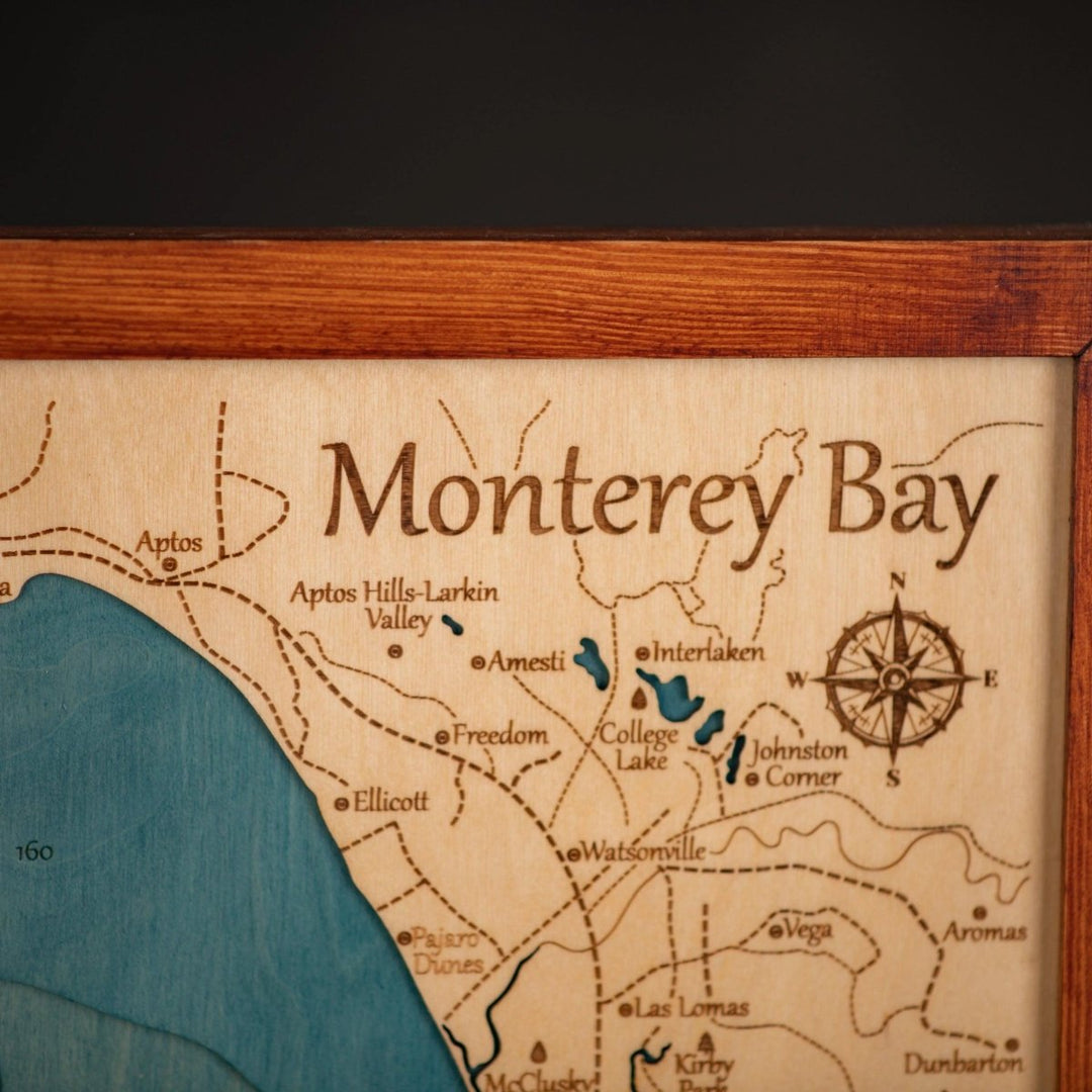 3D MONTEREY BAY MAP - ZeWood