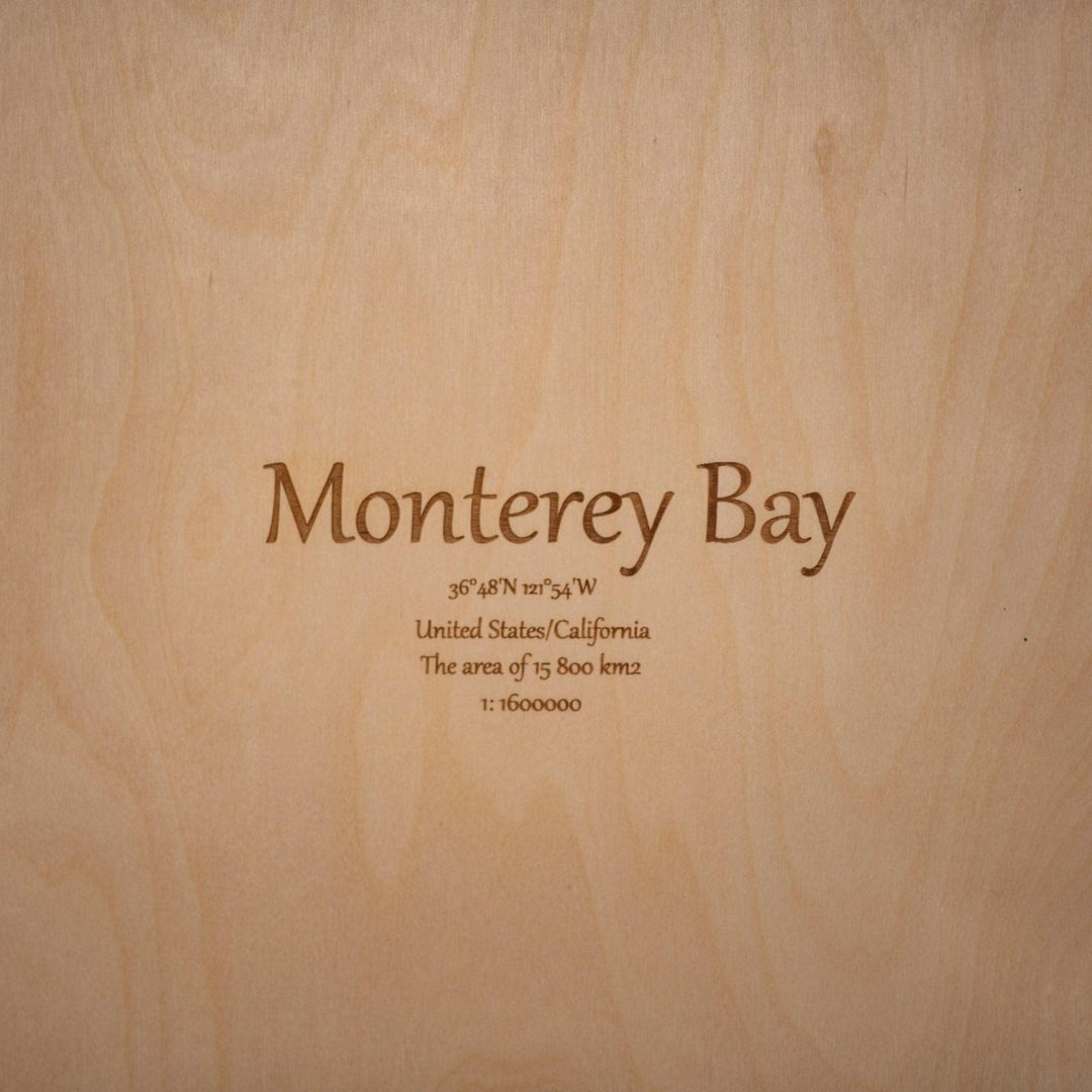 3D MONTEREY BAY MAP - ZeWood