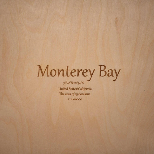 3D MONTEREY BAY MAP - ZeWood