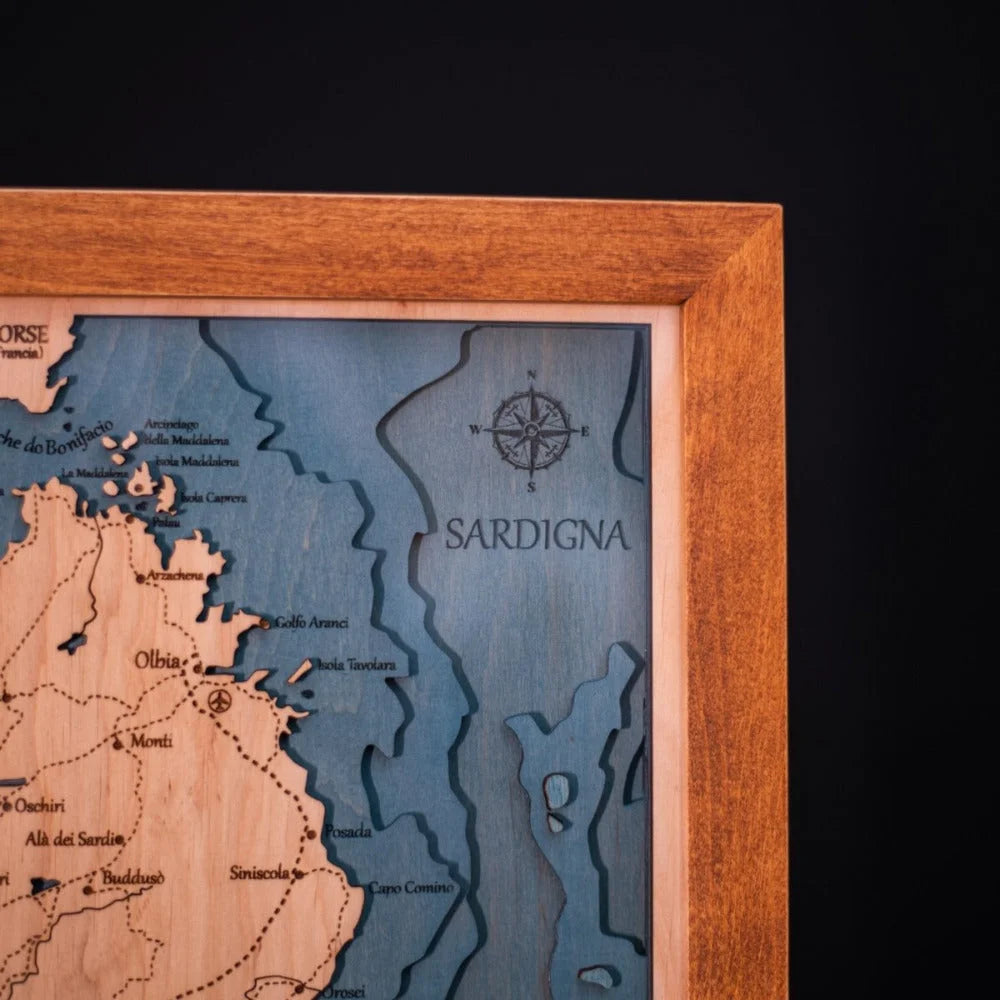 3D SARDINIA MAP ZeWoodMap