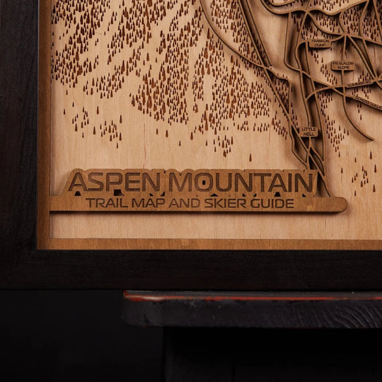 3D SKI RESORT MAP: ASPEN MOUNTAIN ZeWood Inc.