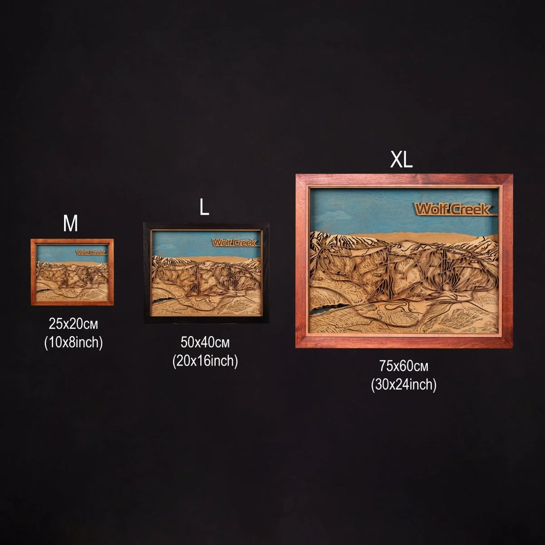 3D SKI RESORT MAP: WOLF CREEK ZeWood Inc.