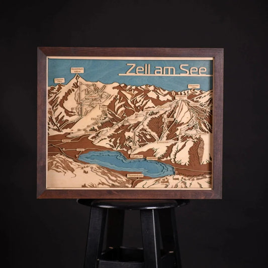 3D SKI RESORT MAP: ZELL AM SEE ZeWood Inc.