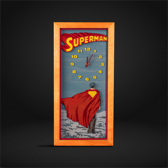 Unique Superman artwork, perfect for any comic book lover gift.
