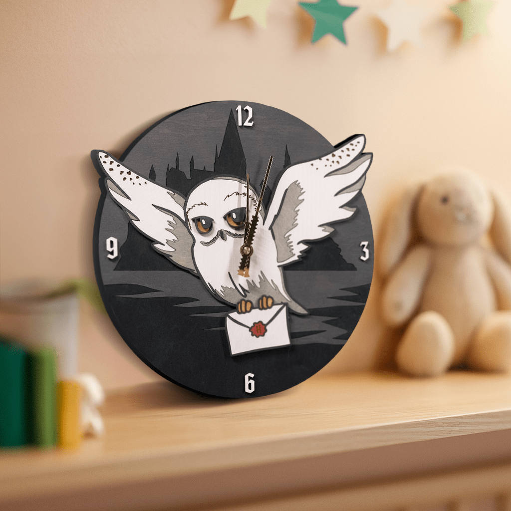 HEDWIG™ 3D WALL CLOCK - ZeWood