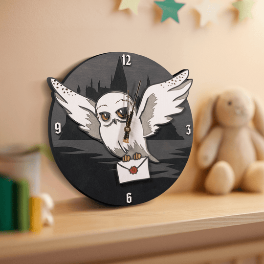 HEDWIG™ 3D WALL CLOCK - ZeWood