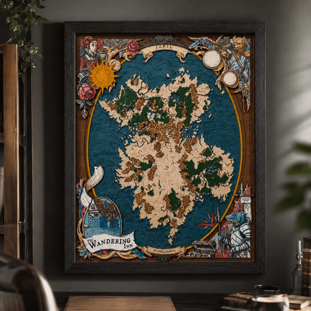 IZRIL 3D WOOD MAP - ZeWood