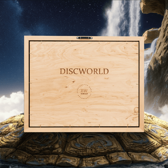 3D DISCWORLD WOOD MAP - ZeWood