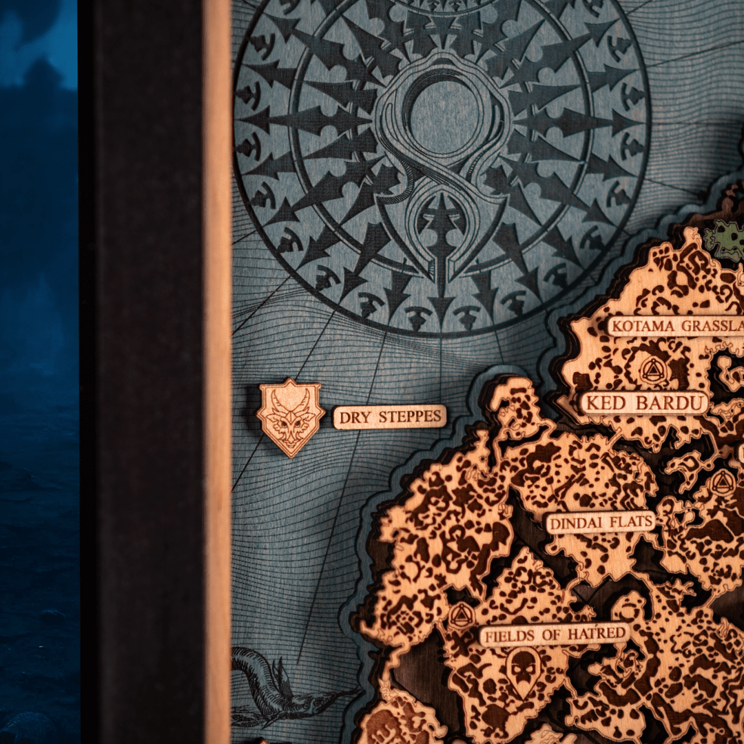 SANCTUARY 3D WOOD MAP - ZeWood