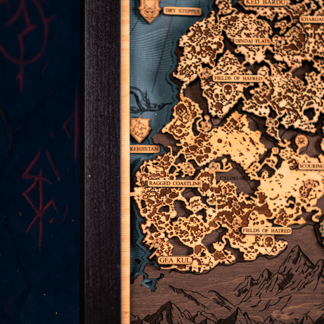 SANCTUARY 3D WOOD MAP - ZeWood