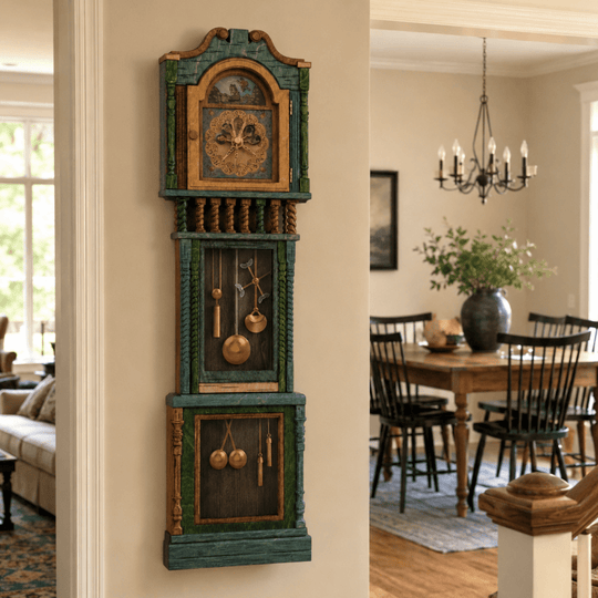 HANDCRAFTED WEASLEY™ MAGICAL 3D WOOD CLOCK - OFFICIALLY LICENSED - ZeWood