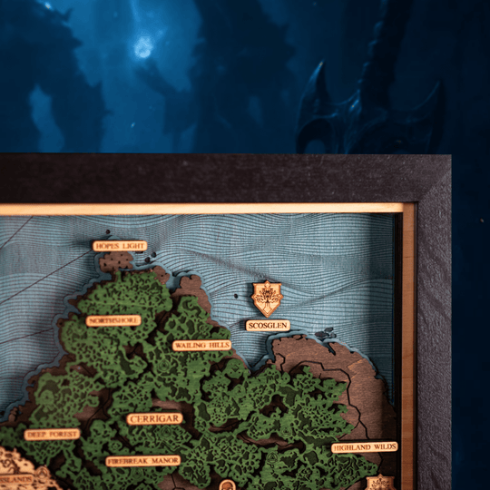 SANCTUARY 3D WOOD MAP - ZeWood