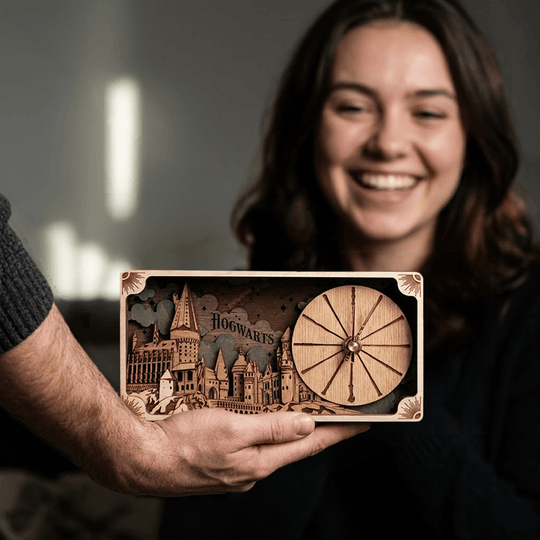 HOGWARTS™ CASTLE 3D WOOD CLOCK HARRY POTTER - ZeWood