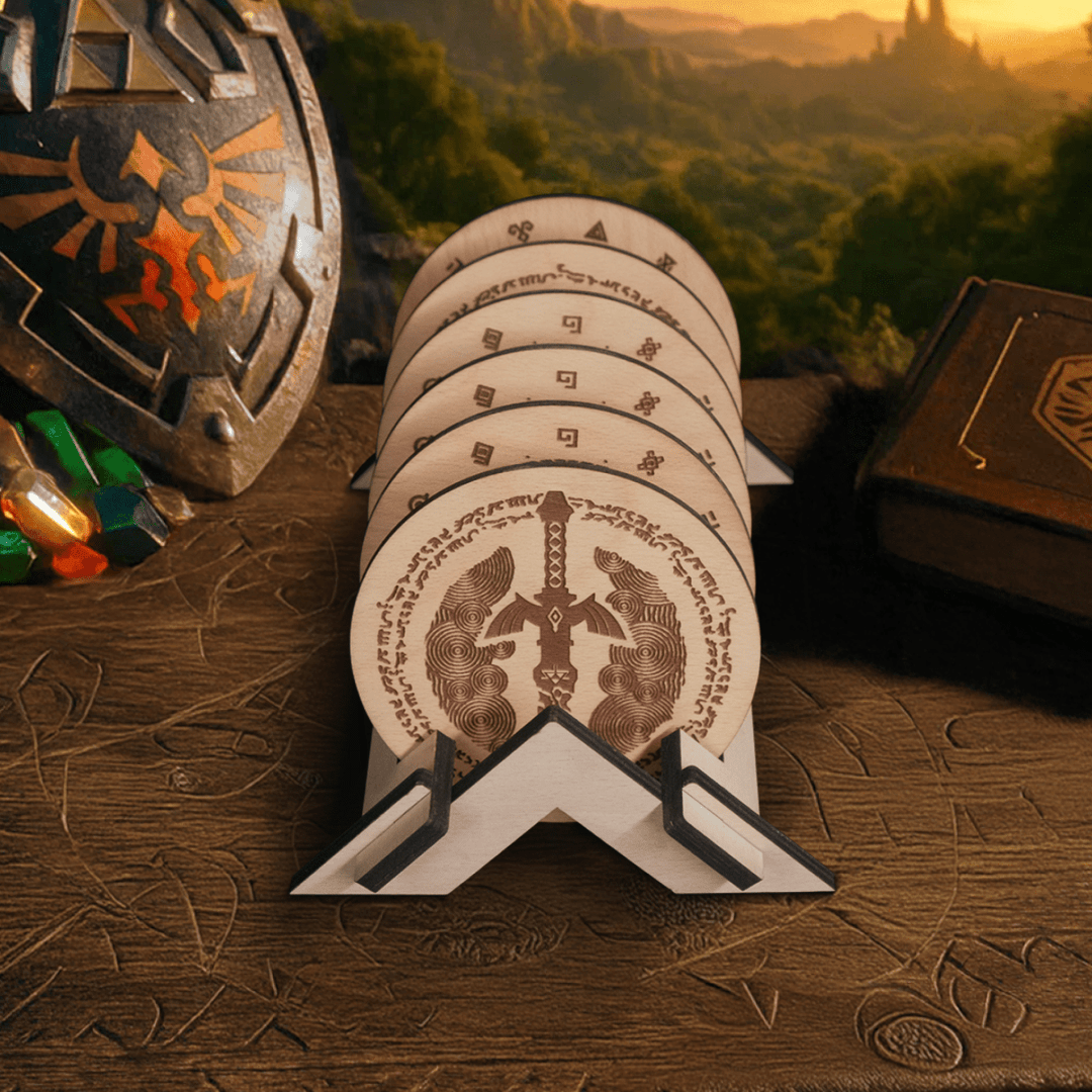 BOTW Wood Coasters - ZeWood
