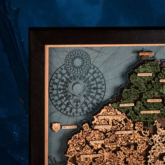 SANCTUARY 3D WOOD MAP - ZeWood