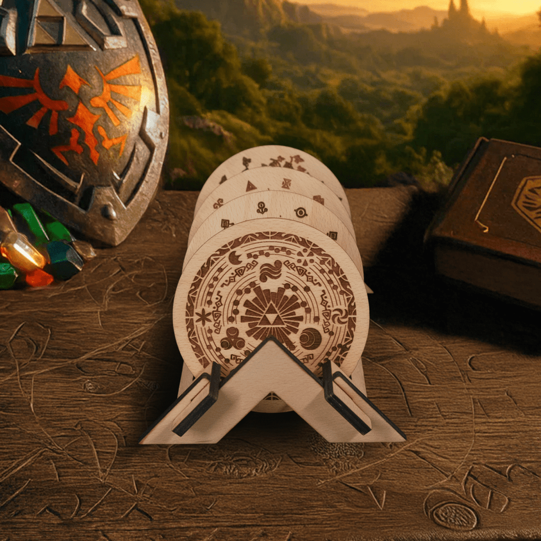 BOTW Wood Coasters - ZeWood