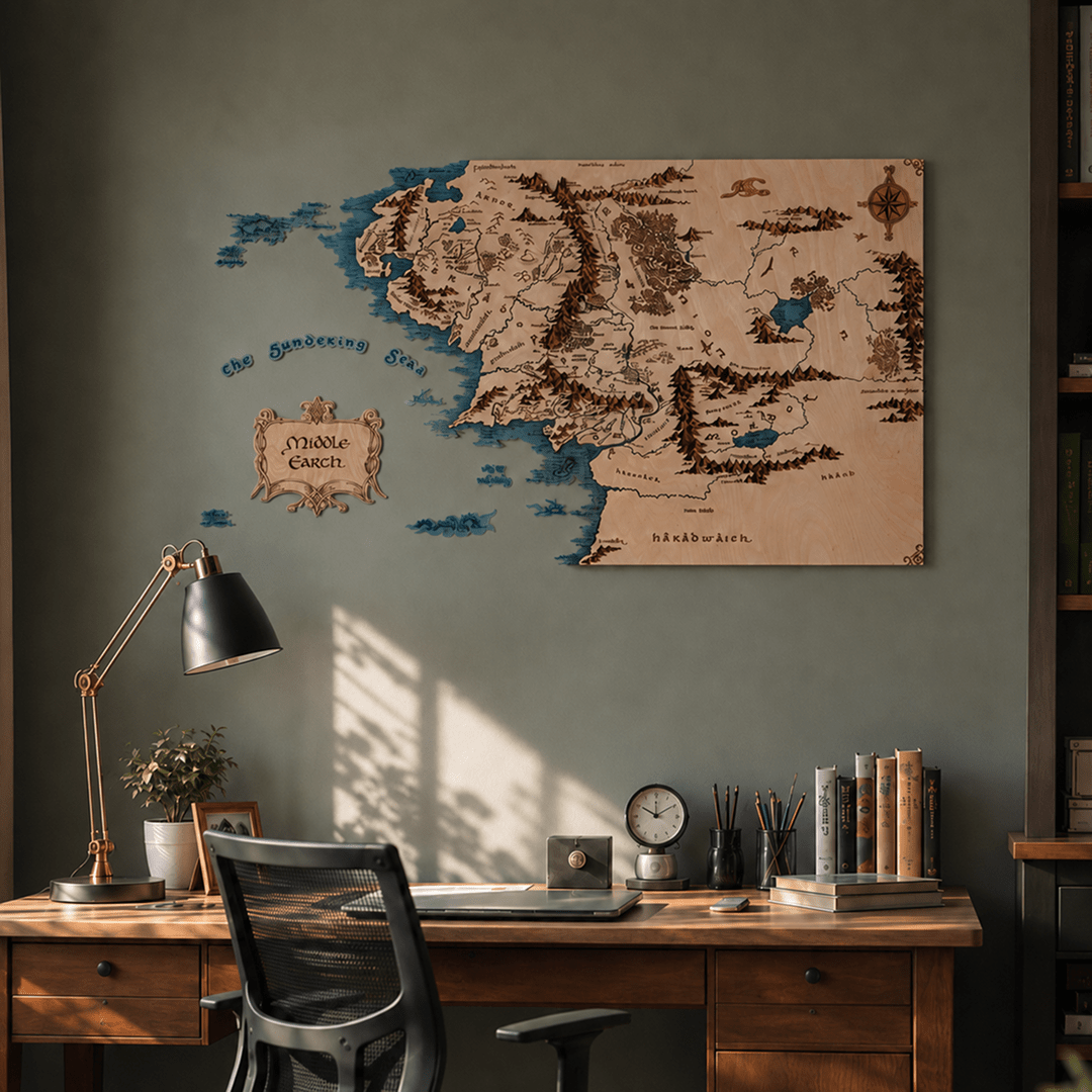 MIDDLE EARTH™ 3D WALL MAP