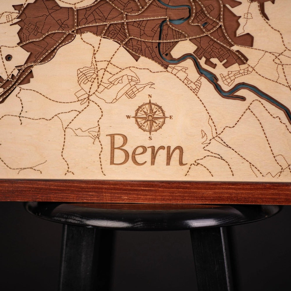 3D BERN WOOD MAP - ZeWood