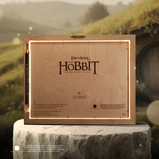 3D MIDDLE EARTH™ 3D WOOD MAP NATURAL EDITION - ZeWood