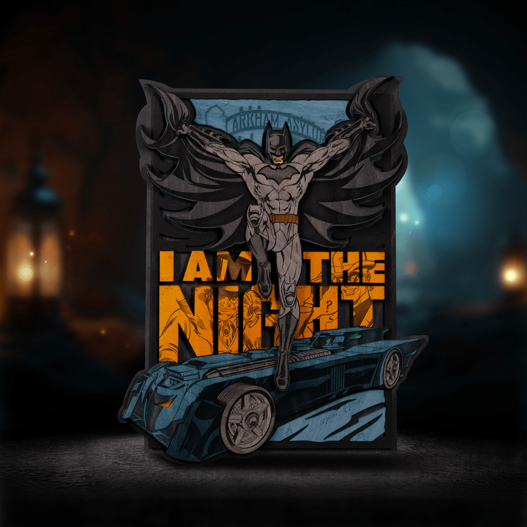 BATMAN™ 3D WOOD POSTER - ZeWood