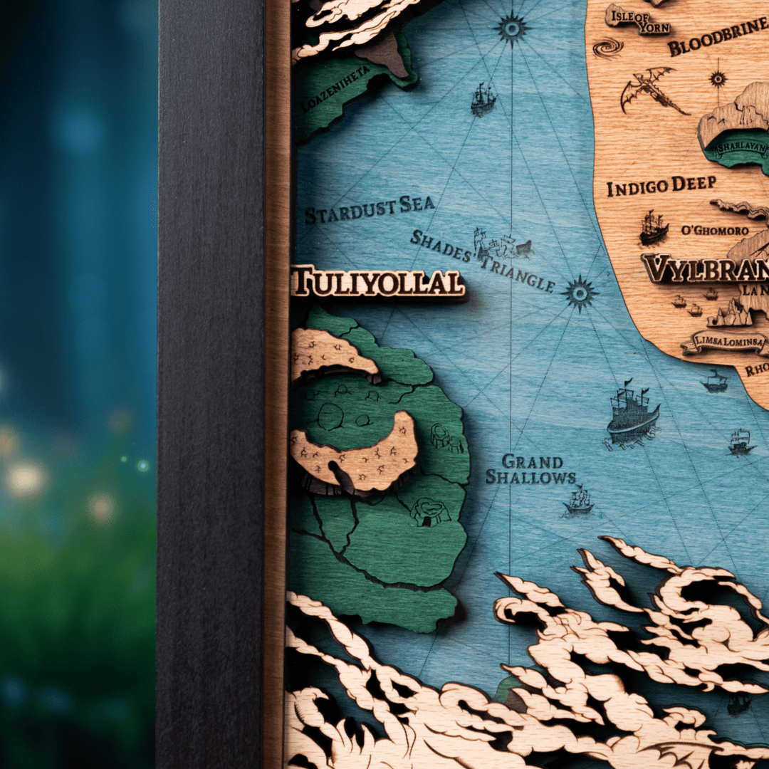 HYDAELYN 3D WOOD MAP - ZeWood