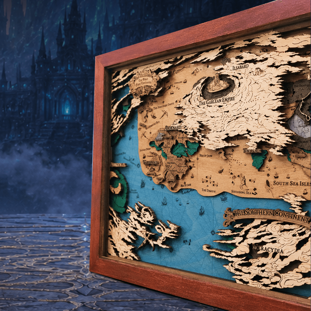 HYDAELYN 3D WOOD MAP - ZeWood