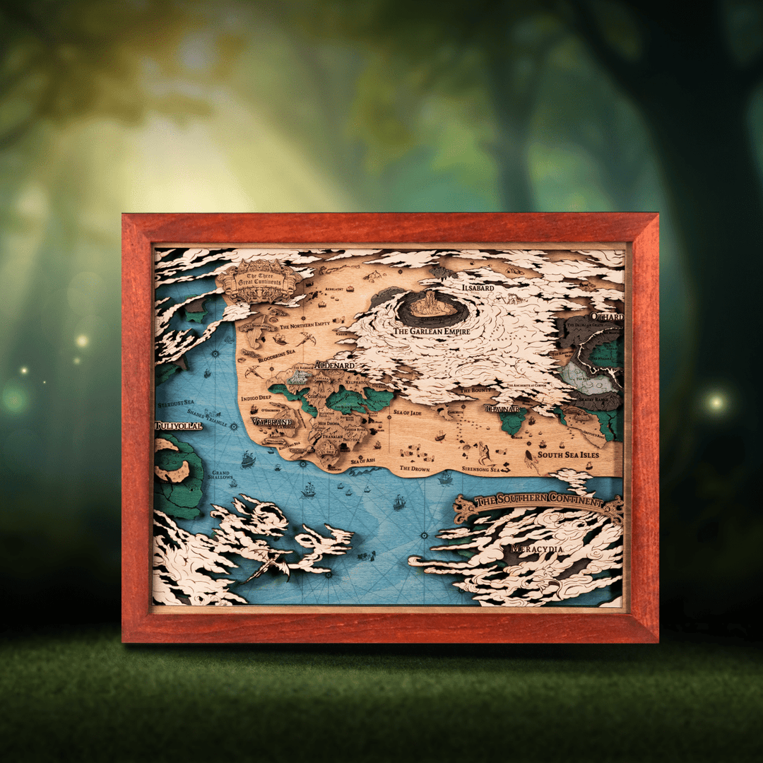 HYDAELYN 3D WOOD MAP - ZeWood