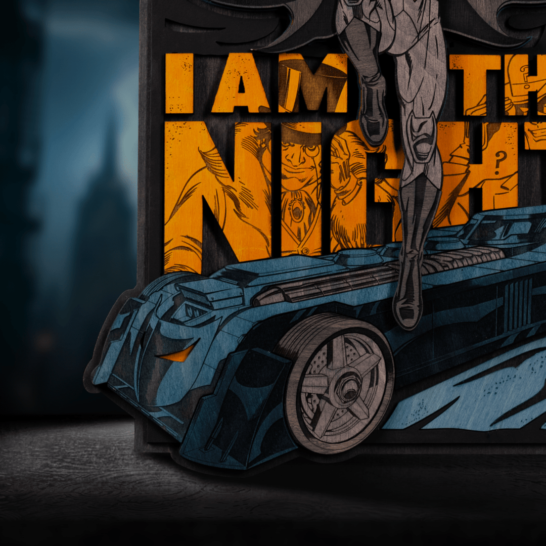 BATMAN™ 3D WOOD POSTER - ZeWood