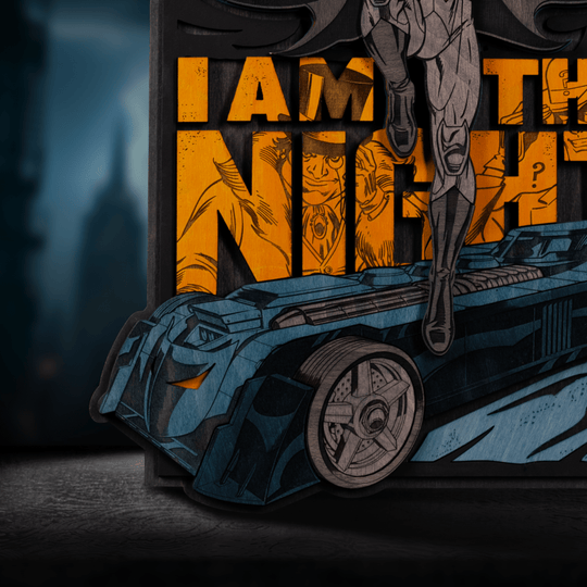 BATMAN™ 3D WOOD POSTER - ZeWood