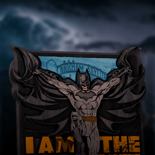 BATMAN™ 3D WOOD POSTER - ZeWood