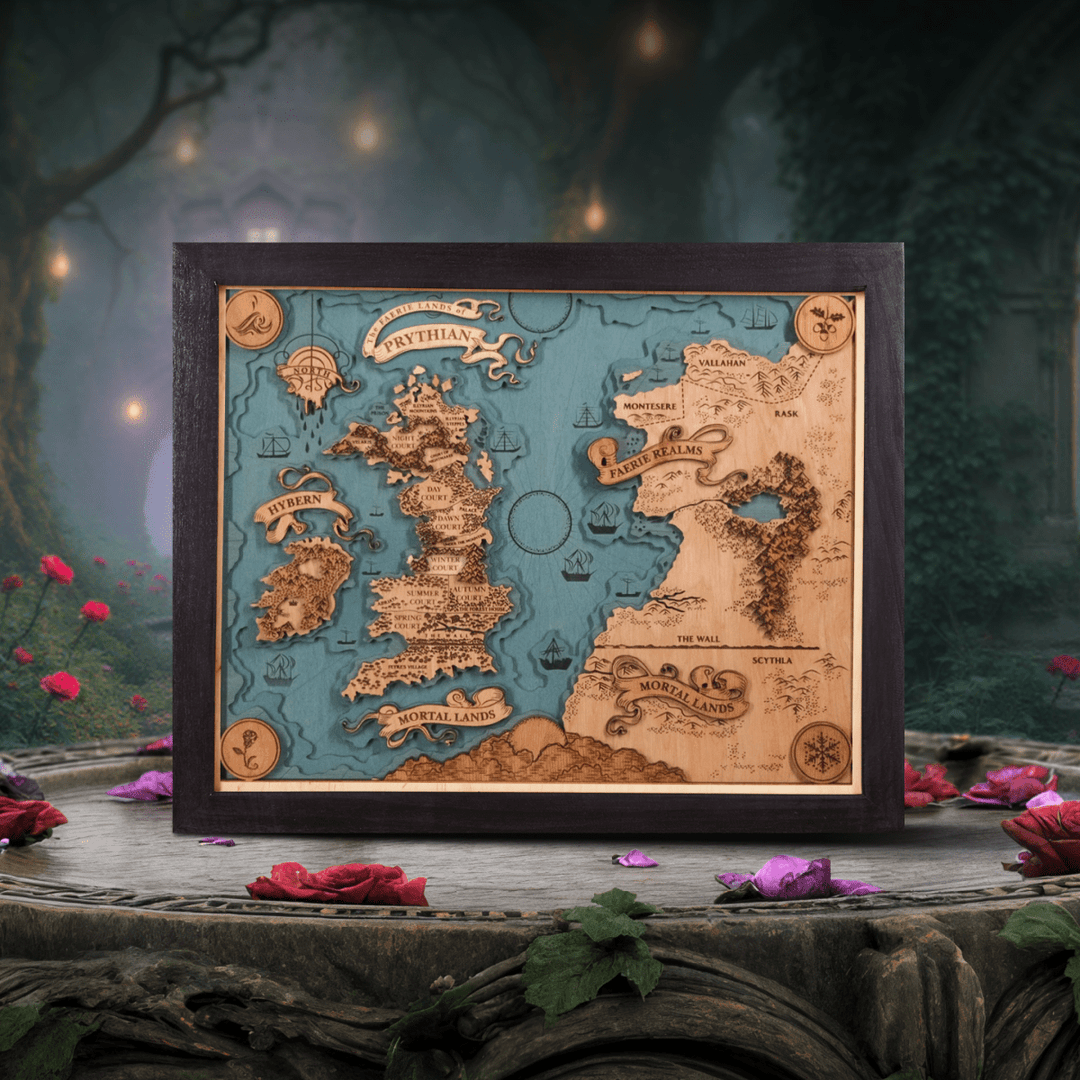 PRYTHIAN 3D WOOD MAP - ZeWood