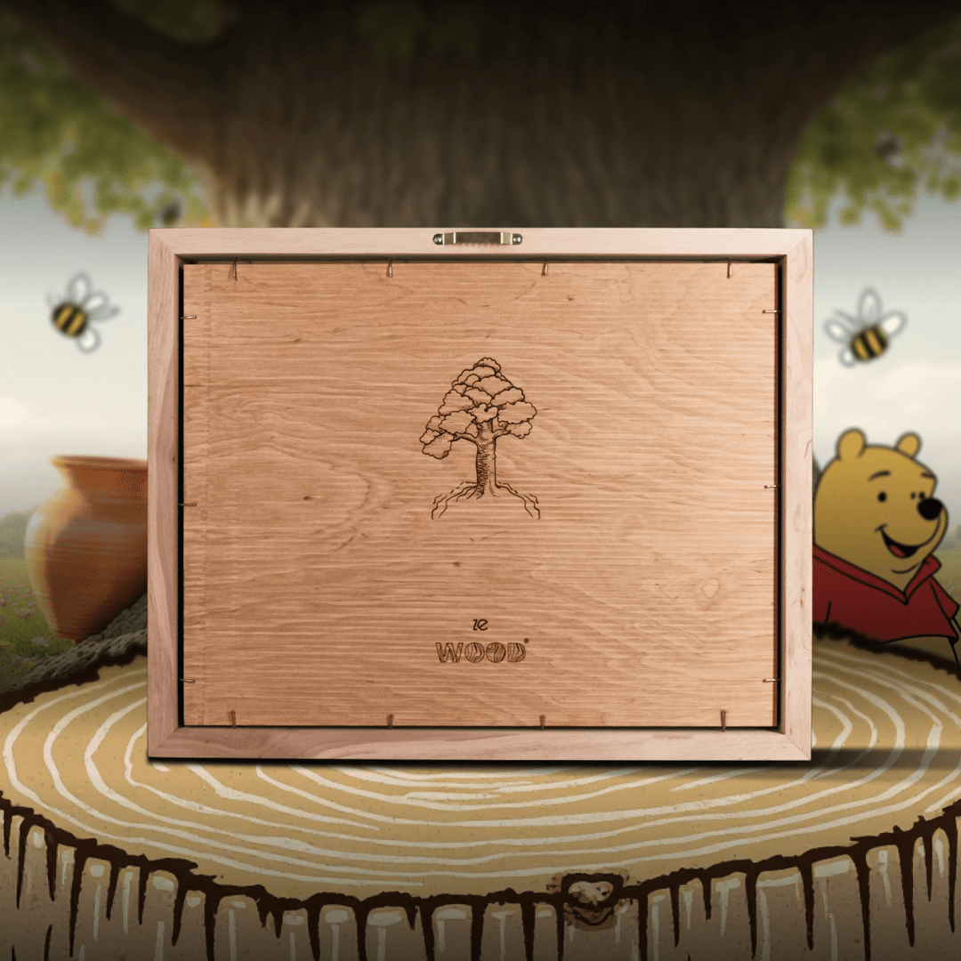 WINNIE THE POOH 3D WOOD MAP - ZeWood