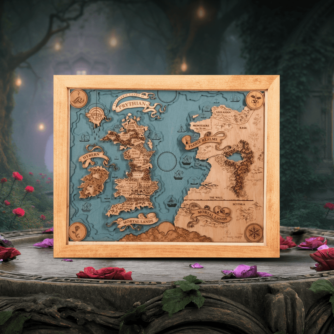 PRYTHIAN 3D WOOD MAP - ZeWood