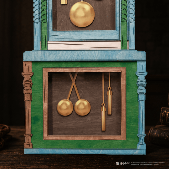 HANDCRAFTED WEASLEY™ MAGICAL 3D WOOD CLOCK - OFFICIALLY LICENSED - ZeWood