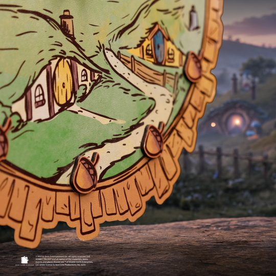THE SHIRE™ 3D WOOD WALL CLOCK