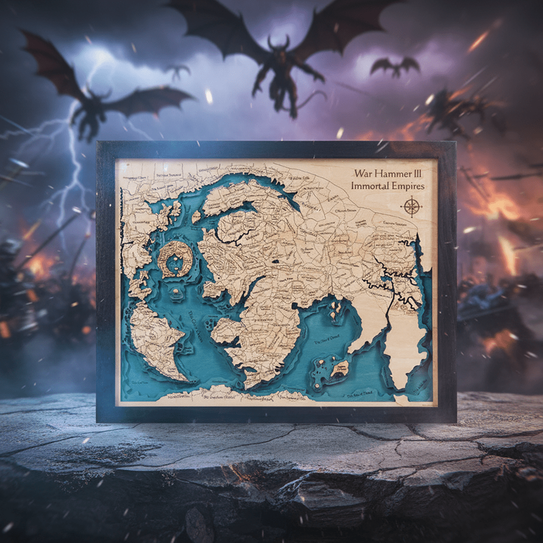 3D TOTAL WAR WOOD MAP - ZeWood