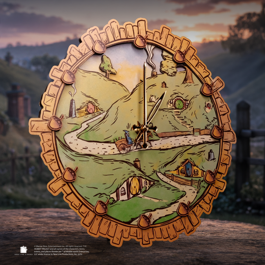 THE SHIRE™ 3D WOOD WALL CLOCK